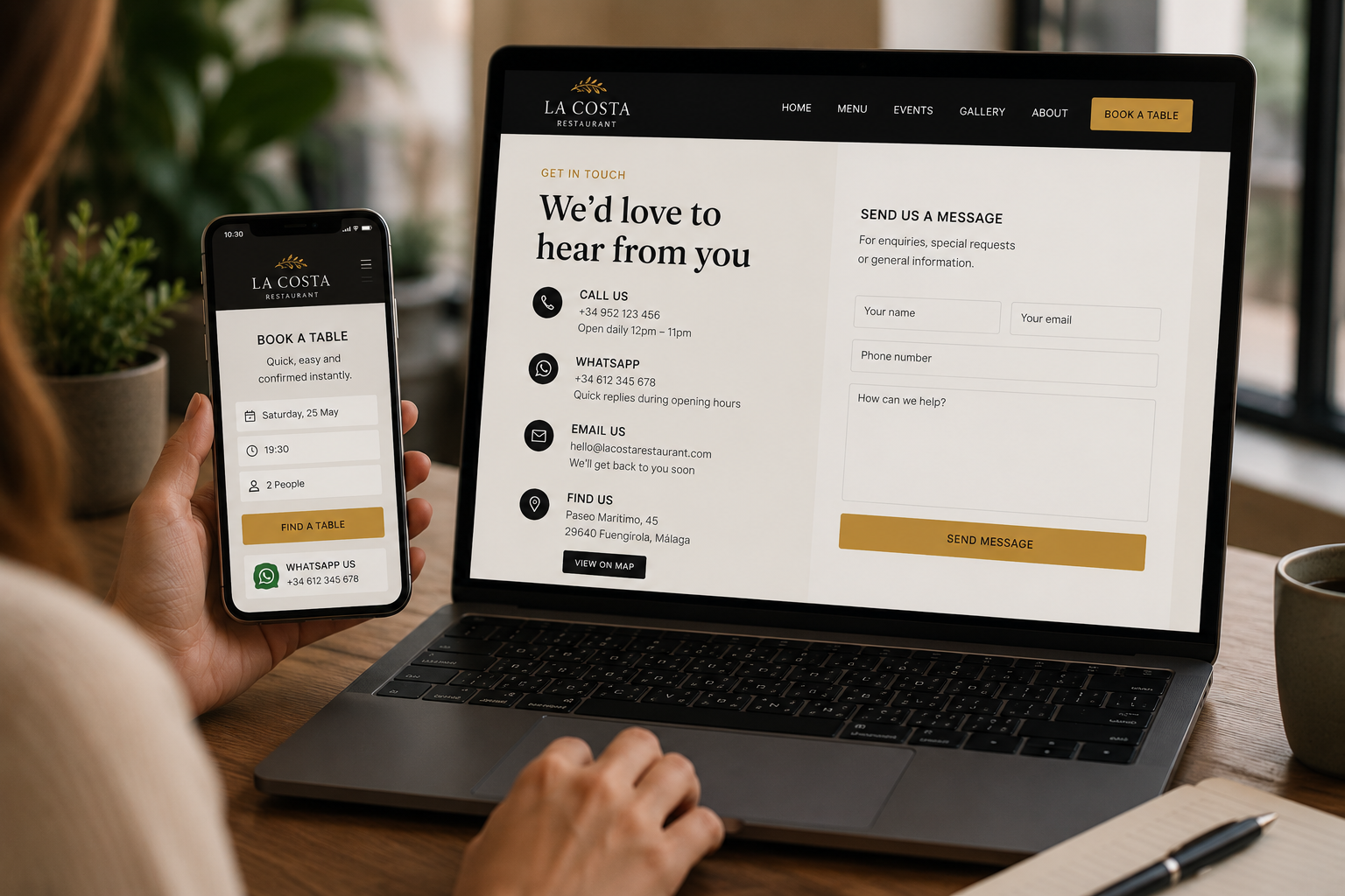 Designed to get enquiries